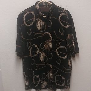 Clearwater Outfitters L Horse All Over Print Shirt